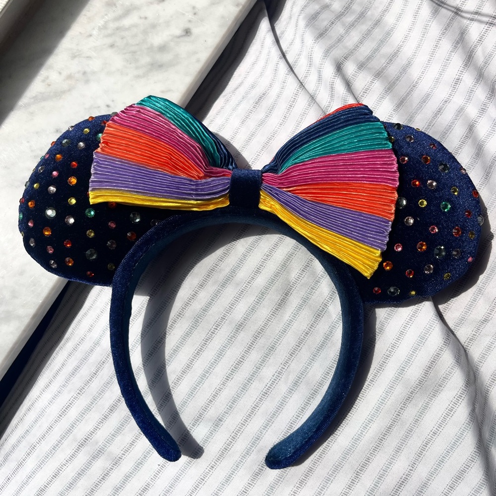 Colorful Bow Disney Ears Headband